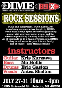rock sessions back