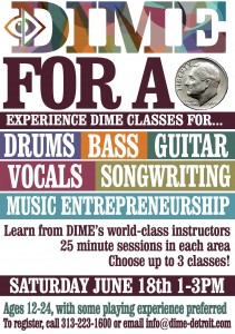DIME 4 a DIME flyer front June 2016