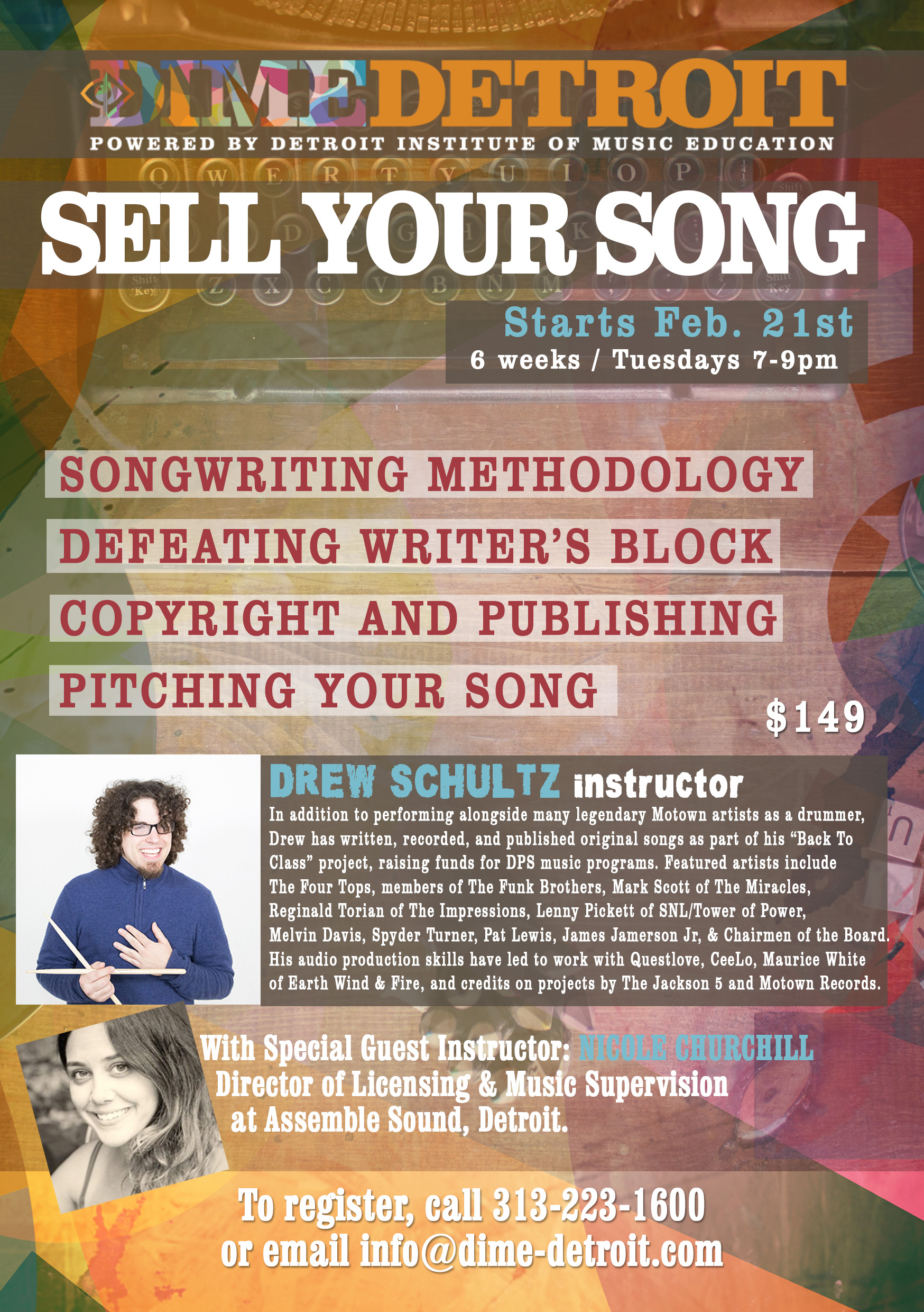 DIME Detroit Short Courses Feb 21st DIME DETROIT